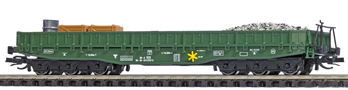 [Nákladní vozy] → [Nízkostěnné] → [Ostatní] → 31178: nízkostěnný nákladní vůz zelený do stavebního vlaku s nákladem materiálu