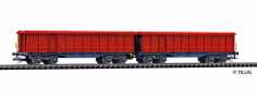 [Nkladn vozy] → [Nzkostnn] → [Ostatn] → 15081: dvojit nkladn vz InnoWaggon 2x40′ s nkladem dvou kontejner „ScrapTainer“