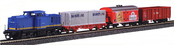 [Soupravy] → [S lokomotivou] → 01402: set lokomotivy BR 202 a tří nákladních vozů