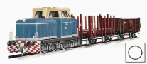 [Soupravy] → [S lokomotivou] → 545/15: set dieselov lokomotivy T334 a dvou nkladnch voz