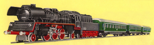 [Soupravy] → [S lokomotivou] → 159/12: set parn lokomotivy BR 23 a t rychlkovch voz
