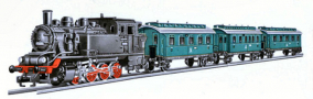 [Soupravy] → [S lokomotivou] → 545/13: set parn lokomotivy BR 92 a t osobnch voz