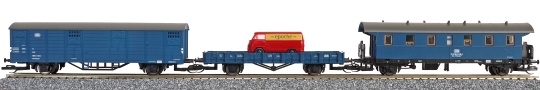 [Soupravy] → [Nákladní] → 01344: set tří nákladních vozů pracovního vlaku