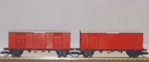 [Soupravy] → [Nákladní] → 113204: set dvou nákladních krytých vozů typu F