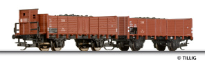 [Soupravy] → [Nákladní] → 01604 E: set dvou otevřených nákladních vozů s nákladem uhlí