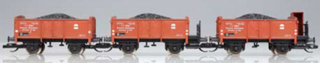 [Soupravy] → [Nákladní] → 65192: set tří otevřených vozů s nákladem uhlí