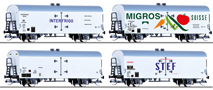 [Soupravy] → [Nákladní] → 501615: set 12 chladících vozů, display „Kühlwagen“