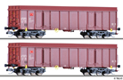 [Soupravy] → [Nákladní] → 01768: set dvou nákladních otevřených vysokostěnných vozů