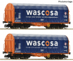 [Soupravy] → [Nkladn] → 6680006: set dvou ploinovch voz s odsuvnou plachtou „Wascosa“