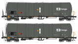 [Soupravy] → [Nkladn] → 96200042: set dvou edch kotlovch voz s logem „D Cargo“