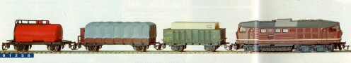 [Program ″Start″] → [Soupravy] → 01258: set lokomotivy BR 132 a tří nákladních vozů
