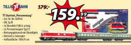 [Program ″Start″] → [Soupravy] → 500942: set dieselové lokomotivy V 180 a dvou osobních vozů typu E5