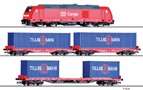 [Program ″Start″] → [Soupravy] → 01445: set dieselové lokomotivy a tří nákladních vozů s nákladem kontejnerů