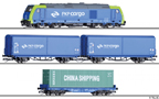 [Program ″Start″] → [Soupravy] → 01400: set dieselové lokomotivy a tří nákladních vozů
