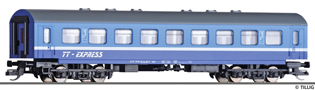 [Program ″Start″] → [Osobní vozy] → 13190: osobní vůz v odstínech modré s šedou střechou 1. tř. „TT-Express“