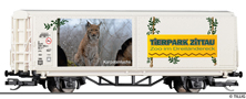 [Program „Start“] → [Nkladn vozy] → 14852: kryt nkladn vz s posuvnmi stnami a s reklamnm potiskem „Mein Zoo”