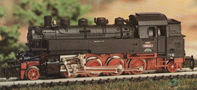 [Lokomotivy] → [Parní] → [BR 86] → 02244: parní lokomotiva černá s červeným pojezdem