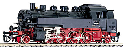 [Lokomotivy] → [Parní] → [BR 86] → 02242: černá s červeným pojezdem