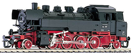 [Lokomotivy] → [Parní] → [BR 86] → 02246: černá s červeným pojezdem a kouřovými plechy