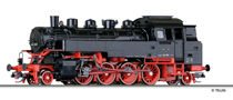 [Lokomotivy] → [Parní] → [BR 86] → 02181: parní lokomotiva černá s červeným pojezdem