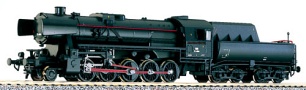 [Lokomotivy] → [Parní] → [BR 52] → 02273: parní lokomotiva černá s kouřovými plechy, vanový tendr