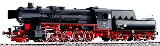 [Lokomotivy] → [Parní] → [BR 52] → 02272: černá s červeným pojezdem a kouřovými plechy