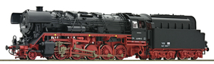 [Lokomotivy] → [Parní] → [BR 44] → 36022: parní lokomotiva černá s kouřovými plechy, červený pojezd