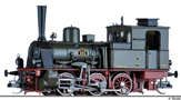 [Lokomotivy] → [Parní] → [BR 89] → 04246 E: parní lokomotiva tmavě zelená s červeným pojezdem