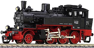 [Lokomotivy] → [Parní] → [BR 91] → 96241: černá s červeným pojezdem