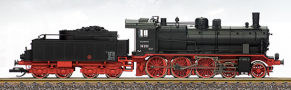 [Lokomotivy] → [Parní] → [BR 38] → 1018313: parní lokomotiva černá s červeným pojezdem