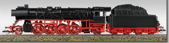 [Lokomotivy] → [Parní] → [BR 41] → 1018400: černá s červeným pojezdem a kouřovými plechy BR 41 Reko