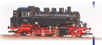 [Lokomotivy] → [Parní] → [BR 64] → 30063: parní lokomotiva černá s červeným pojezdem