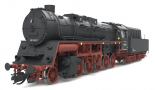 [Lokomotivy] → [Parní] → [BR 58] → 120121: parní lokomotiva černá s červeným pojezdem jako vytápěcí kotel, T28-Tender