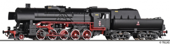 [Lokomotivy] → [Parní] → [BR 42] → 02062: parní lokomotiva černá s červenými koly a kouřovými plechy