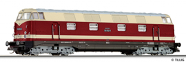 [Lokomotivy] → [Motorové] → [V 180 (BR 118)] → 501550: dieselová lokomotiva červená-slonová kost s pruhem, šedá střecha