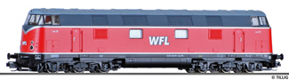 [Lokomotivy] → [Motorové] → [V 180 (BR 118)] → 02698: dieselová lokomotiva oranžová-šedá „Wedler & Franz Lokomotivdienstleistungen“