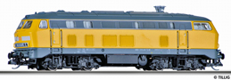 [Lokomotivy] → [Motorové] → [BR 218] → 02717: dieselová lokomotiva žlutá-světle šedá, černý pojezd