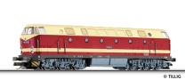 [Lokomotivy] → [Motorové] → [BR 119] → 02790: červená s krémovým pruhem a střechou, šedý pojezd