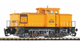 [Lokomotivy] → [Motorové] → [V 60] → 47361: dieselová lokomotiva oranžová s černým rámem, šedý pojezd