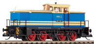 [Lokomotivy] → [Motorové] → [V 60] → 47369: dieselová lokomotiva modrá-slonová kost, černým rámem a pojezd, červená kola