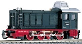 [Lokomotivy] → [Motorové] → [V 36] → 02637: dieselová lokomotiva tmavá s červeným pojezdem a nadstavbou