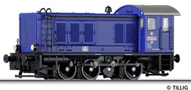 [Lokomotivy] → [Motorové] → [V 36] → 04635: modrá s černým rámem a pojezdem