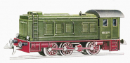 [Lokomotivy] → [Motorové] → [V 36] → 545/753/1: dieselová lokomotiva zelená s červeným rámem a pojezdem
