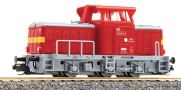 [Lokomotivy] → [Motorové] → [T334] → 02613: dieselová lokomotiva červená s šedým pojezdem a výstražným žlutým pruhem