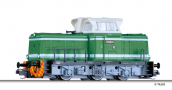 [Lokomotivy] → [Motorov] → [T334] → 04618: dieselov lokomotivy zelen s prouky, ern rm a ed pojezd