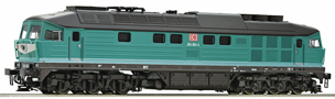 [Lokomotivy] → [Motorové] → [BR 132] → 36286: dieselová lokomotiva zelená s proužkem, černá střecha a pojezd