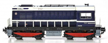 [Lokomotivy] → [Motorové] → [BR 107] → 502225: dieselová lokomotiva tmavě modrá-světle šedá