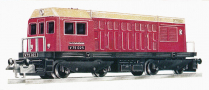 [Lokomotivy] → [Motorové] → [BR 107] → 545/53: dieselová lokomotiva červená-slonová kost, černý rám a pojezd