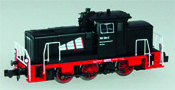 [Lokomotivy] → [Motorové] → [BR 365] → 32660: dieselová lokomotiva černá s červeným rámem