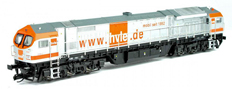 [Lokomotivy] → [Motorové] → [Blue Tiger] → 55705: dieselová lokomotiva stříbrná-oranžová s černým pojezdem